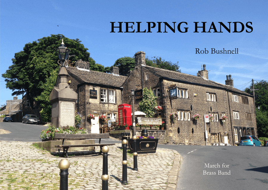 March: Helping Hands (Rob Bushnell) - Brass Band Brass Band scores gallery preview page 1