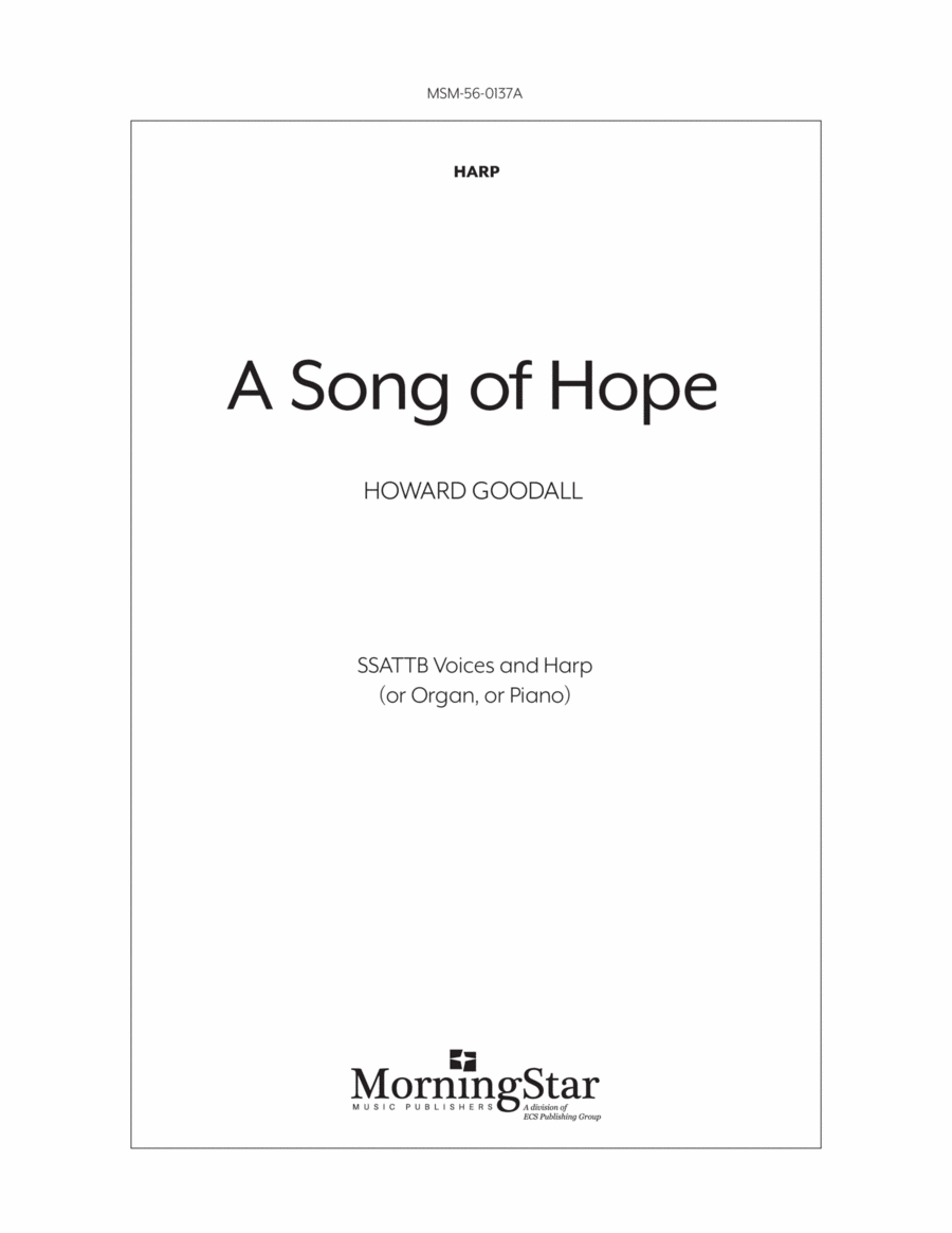 A Song of Hope (Downloadable Harp Part)