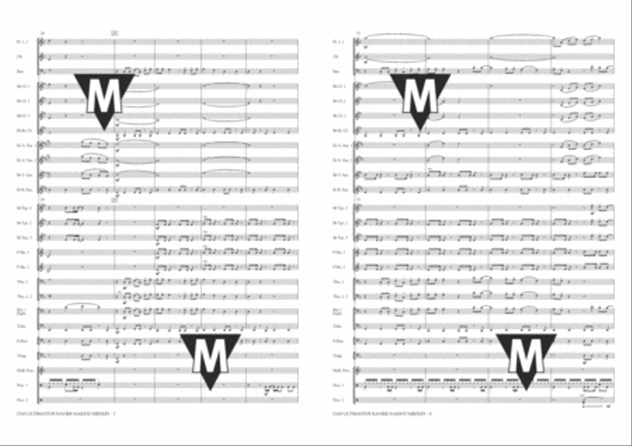 Das Ultimative Xavier Naidoo Medley Concert Band scores gallery preview page 5