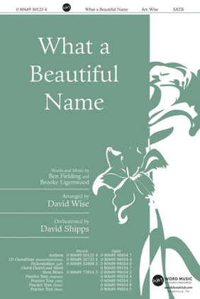 Book cover for What a Beautiful Name - Orchestration