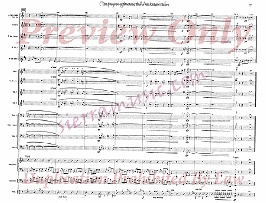 The Doomsday Machine Meets Mr. Gelato Jazz Ensemble scores gallery preview page 28