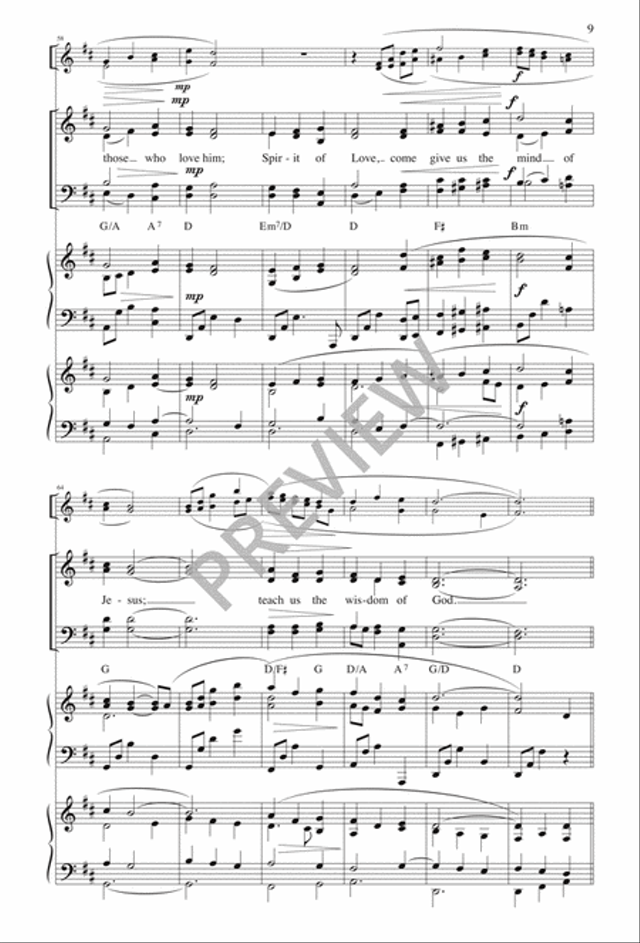 Eye Has Not Seen 4-Part scores gallery preview page 10