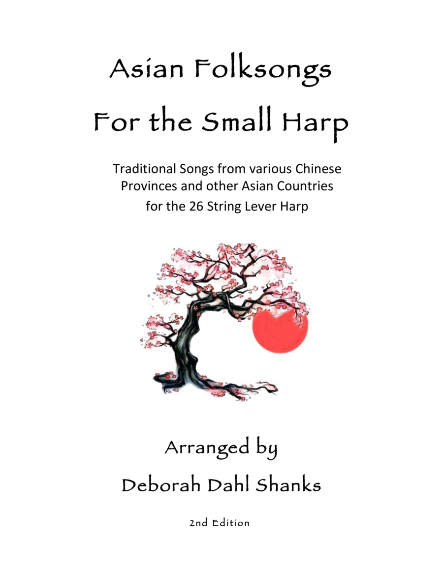 Asian Folksongs for the Small Harp Harp scores gallery preview page 1