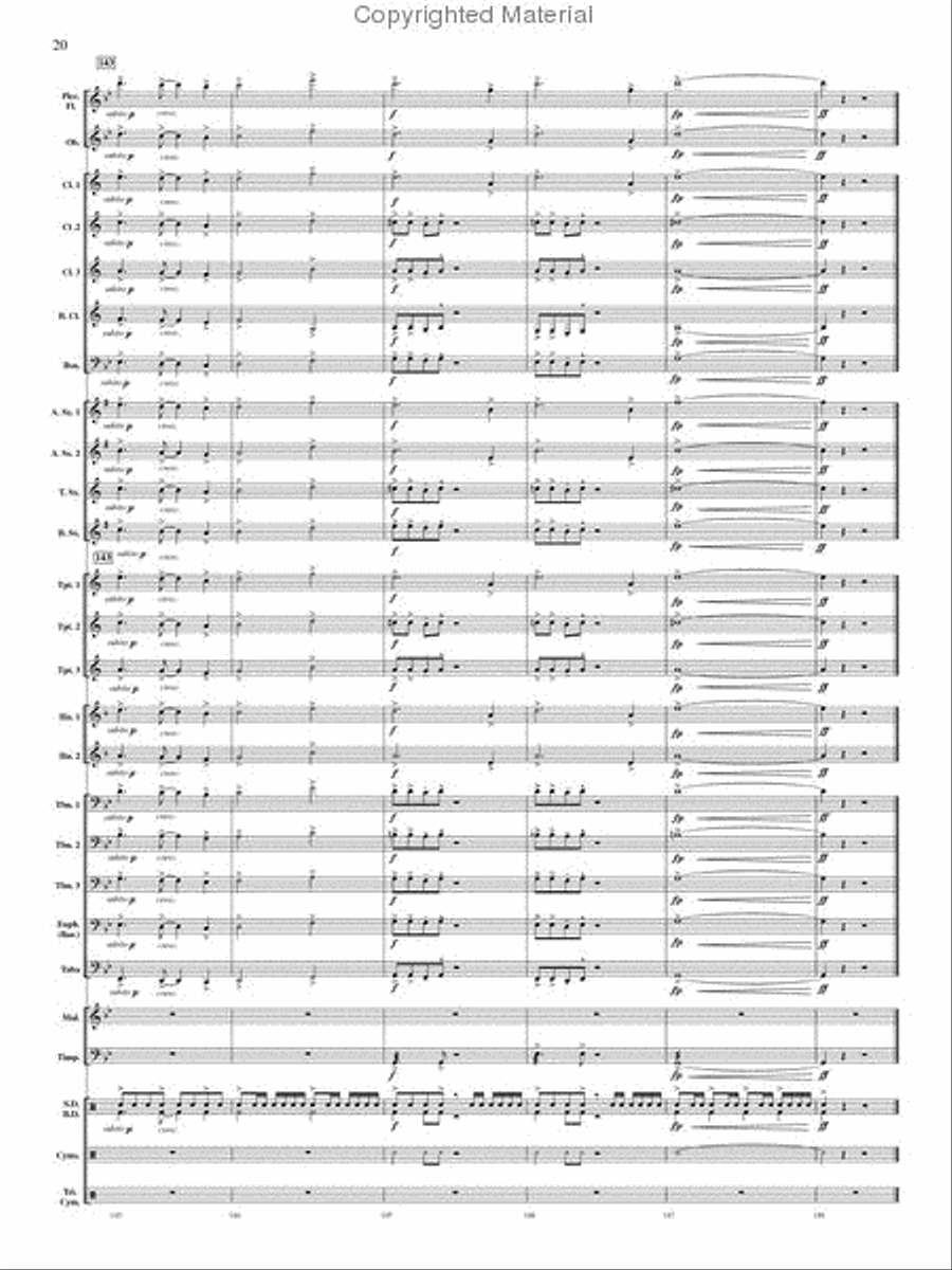 Ouverture Internationale Concert Band scores gallery preview page 21