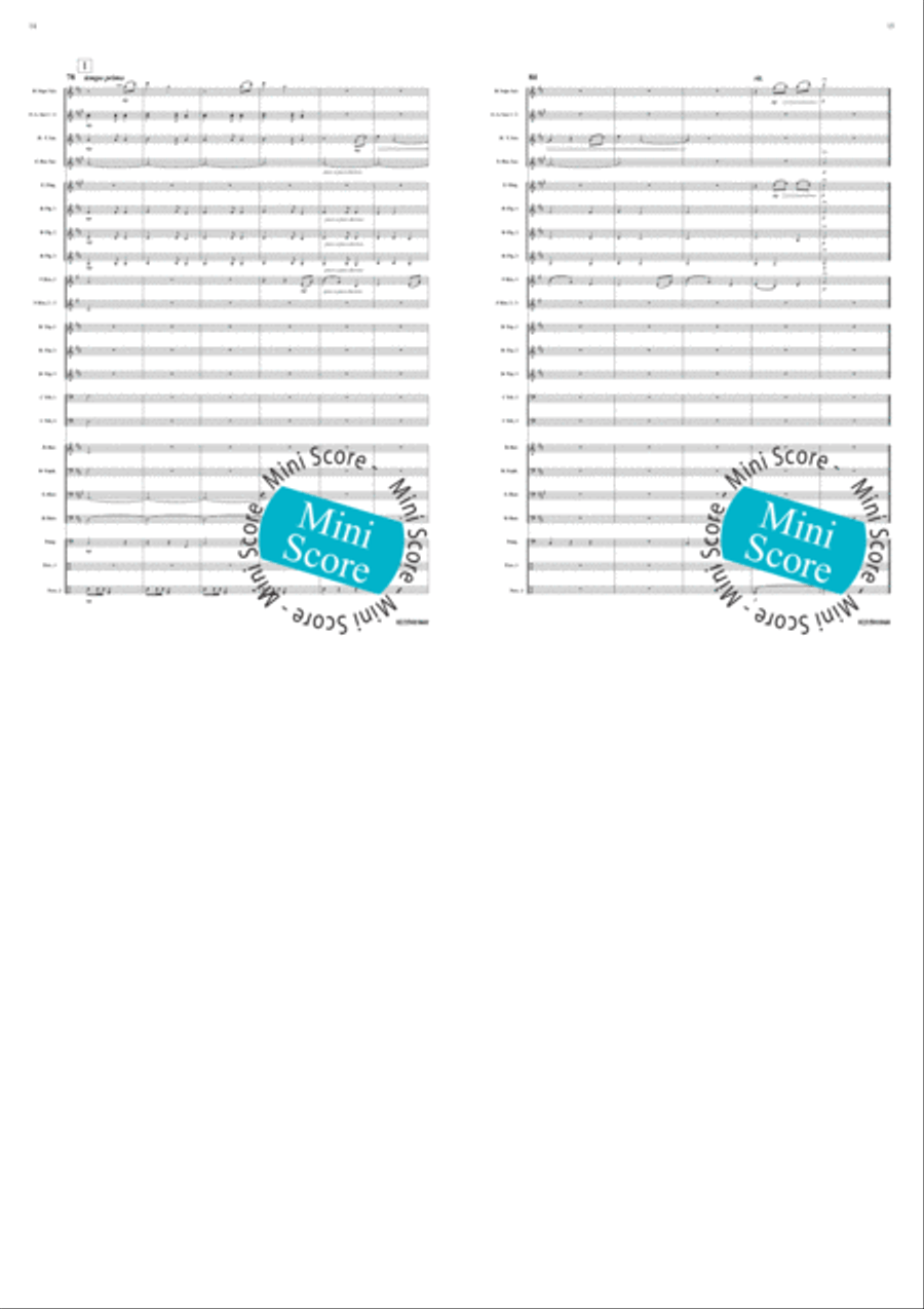 Remembrance Fanfare Band scores gallery preview page 6