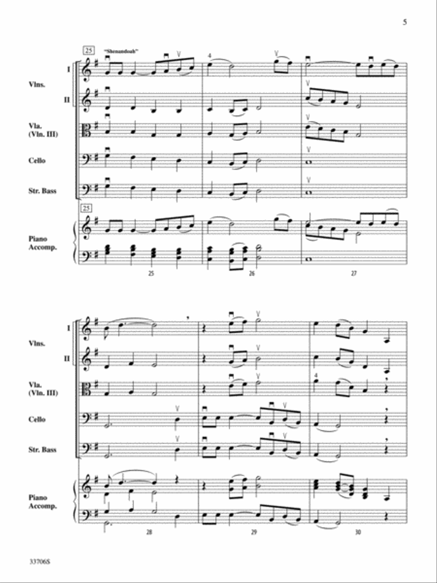 A River Trilogy A River Trilogy String Orchestra scores gallery preview page 5