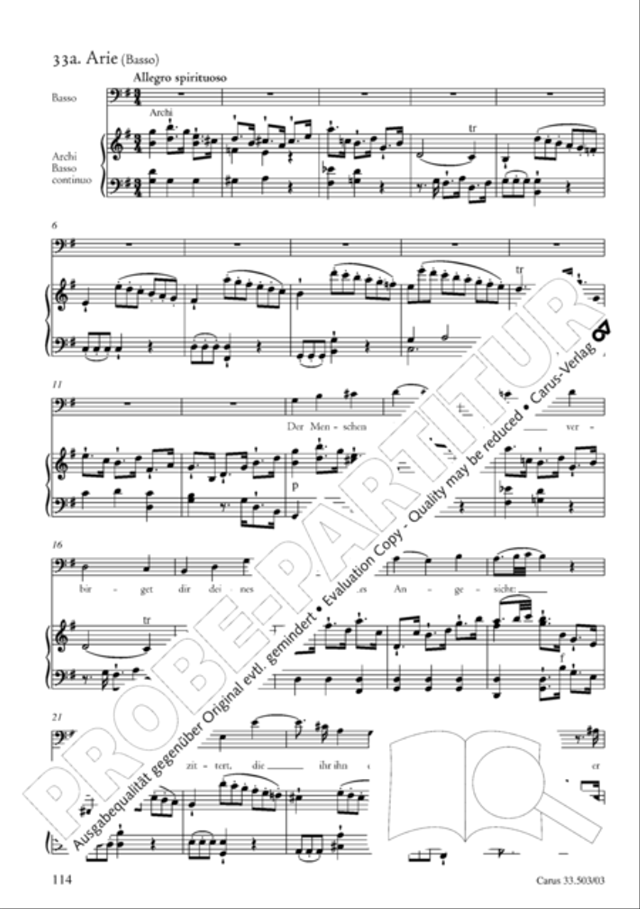 Passion according to St. Matthew (Passions-Musik nach dem Evangelisten Matthaus) SSATB scores gallery preview page 115