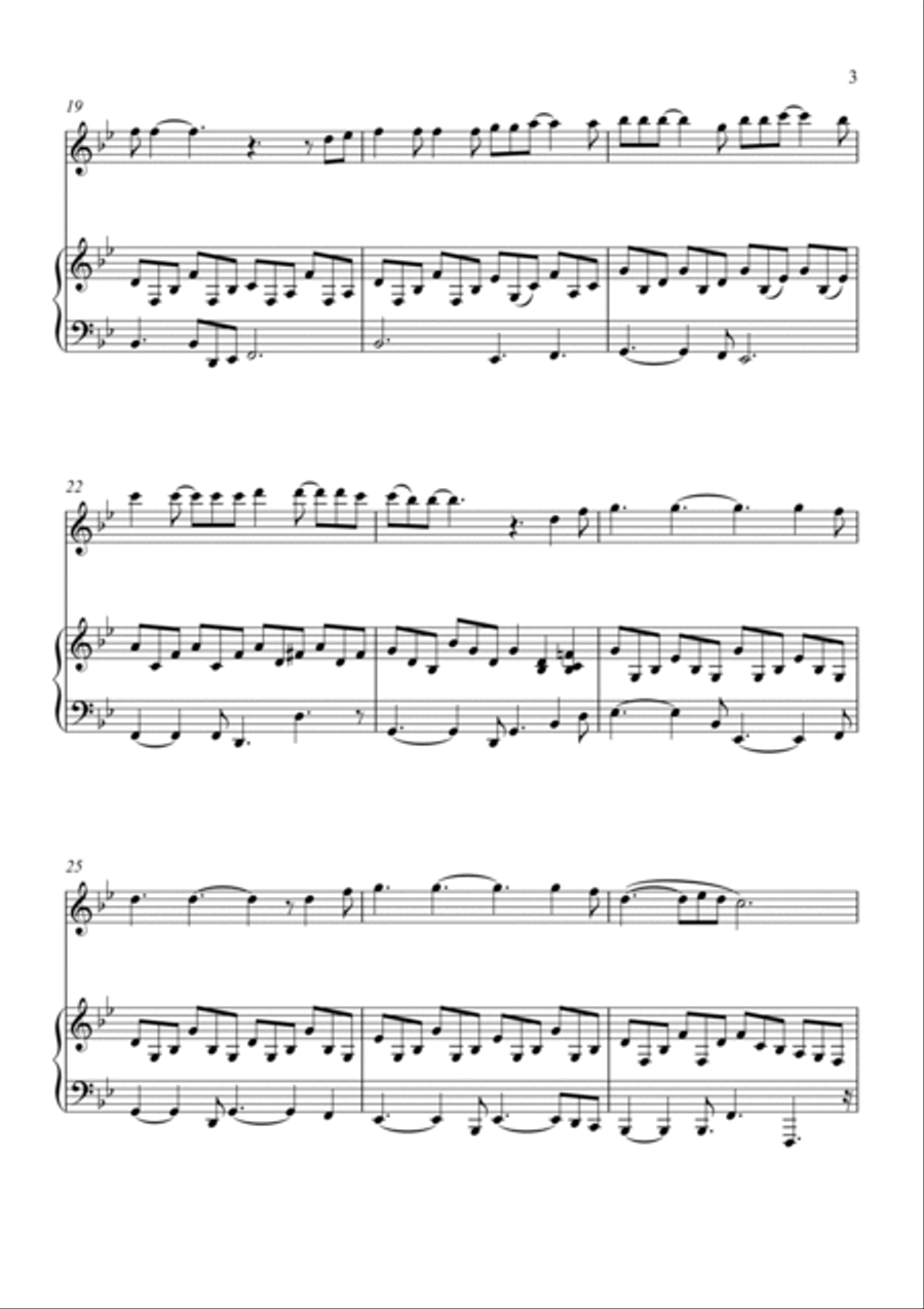 Hallelujah Piano scores gallery preview page 3