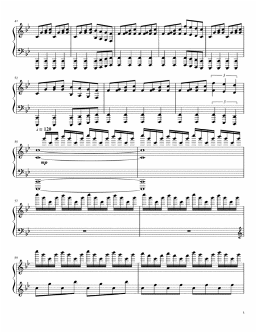 Into the Fray Piano Solo scores gallery preview page 3