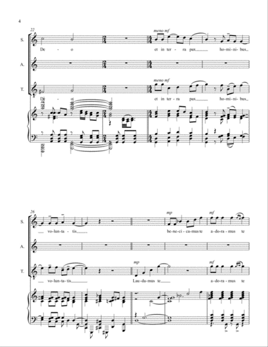 Missa Brevis Missa Brevis Small Ensemble scores gallery preview page 6
