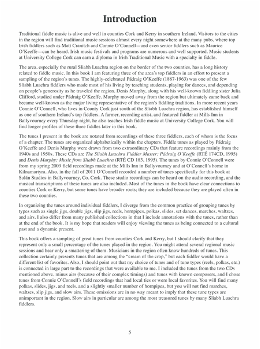 Irish Fiddle Music from Counties Cork and Kerry Violin scores gallery preview page 6