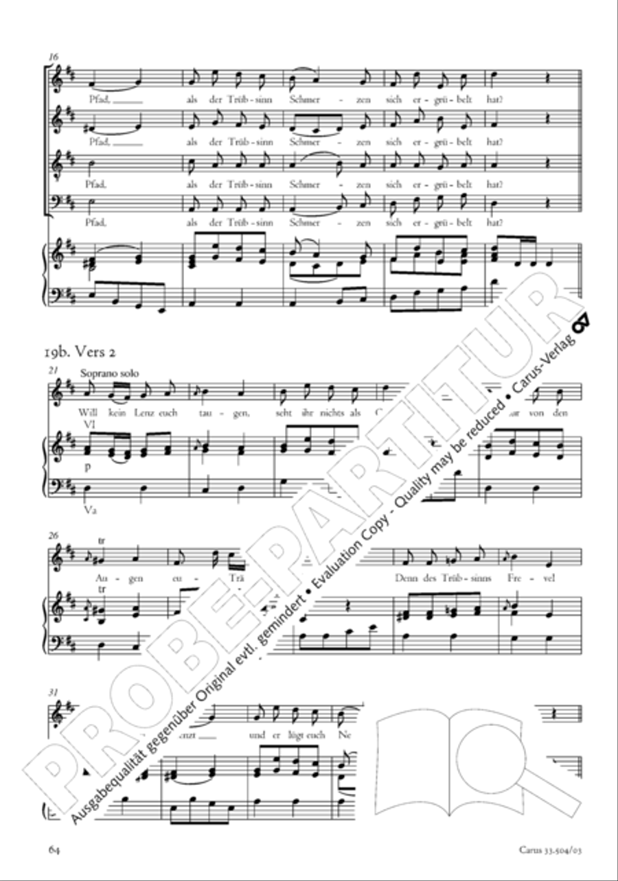 Dank-Hymne der Freundschaft 4-Part scores gallery preview page 65