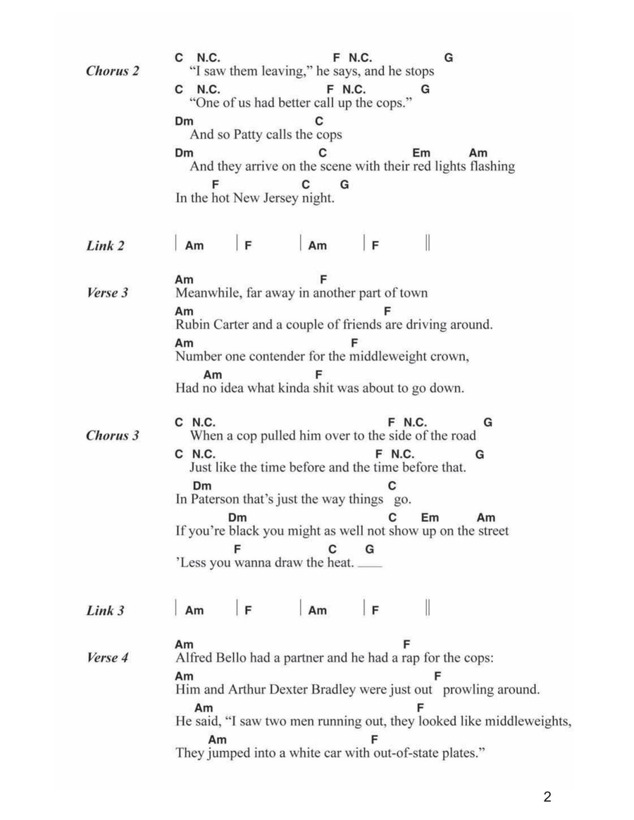 Hurricane Acoustic Guitar scores gallery preview page 2