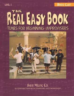 Book cover for Real Easy Book Vol 1 Bass Clef 3-Horn Edition