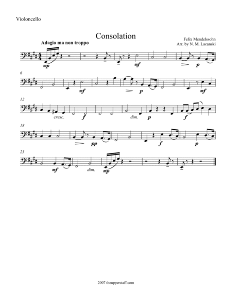 Consolation String Orchestra scores gallery preview page 2
