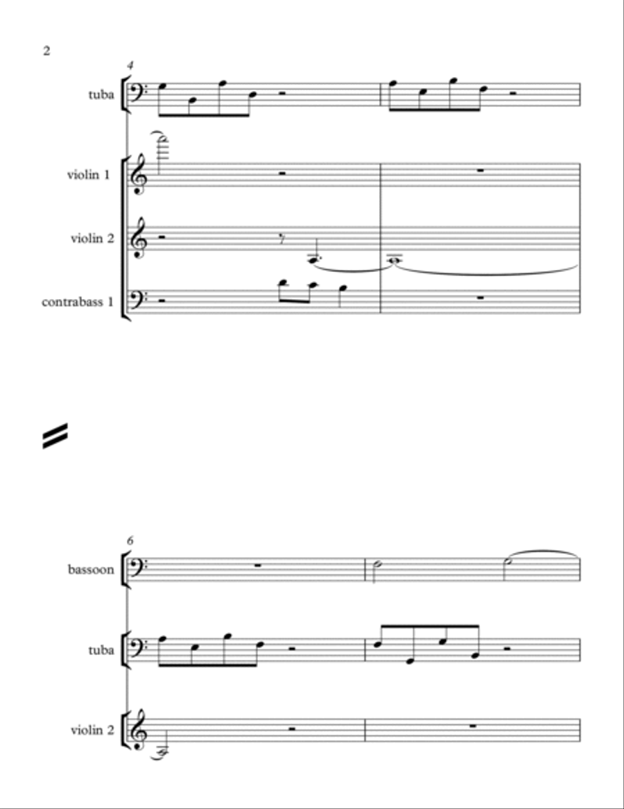 Lacedaemonia - Score Only Full Orchestra scores gallery preview page 2