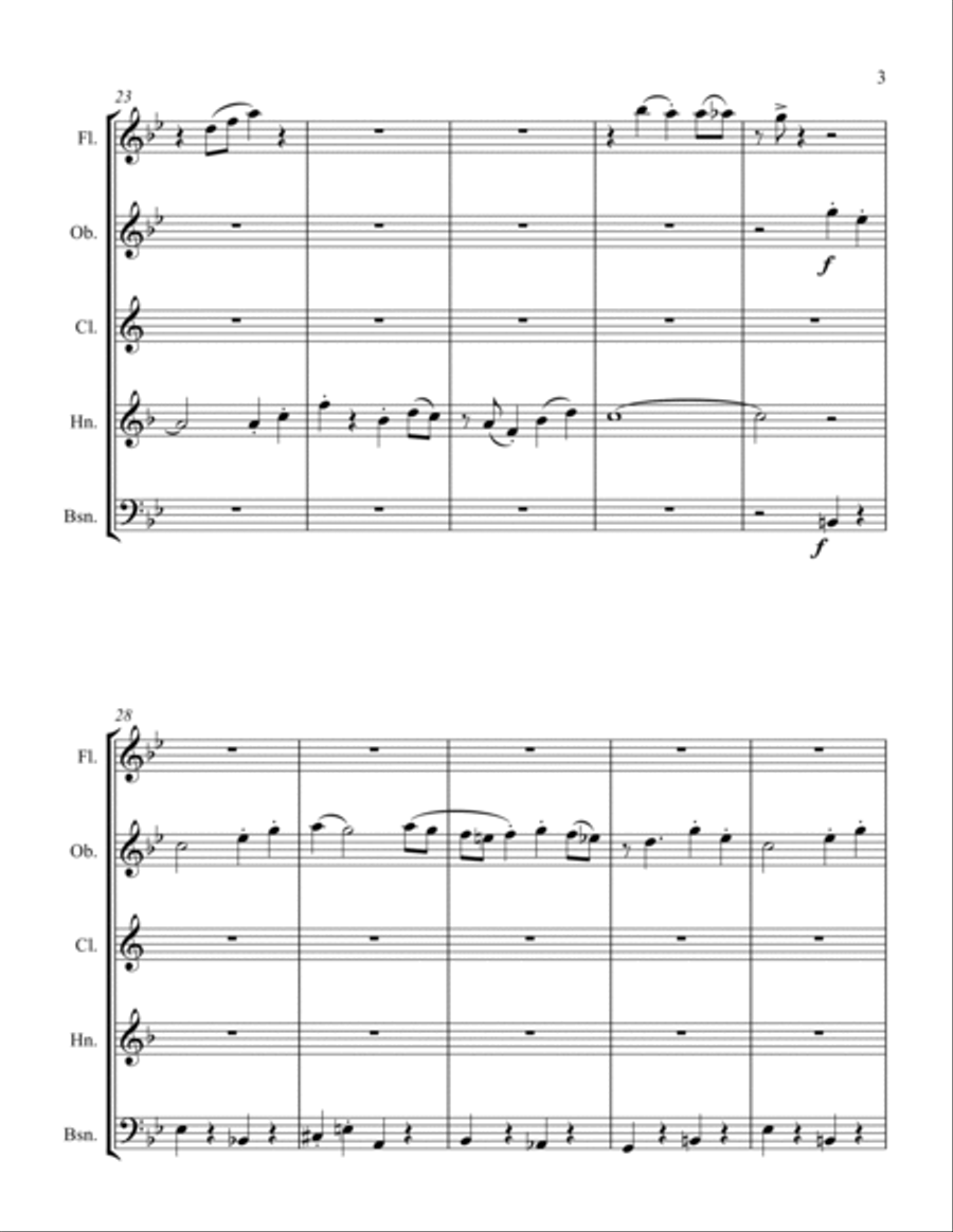 Guys And Dolls Woodwind Quintet scores gallery preview page 3