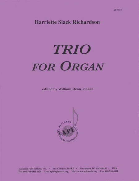 Trio For Organ