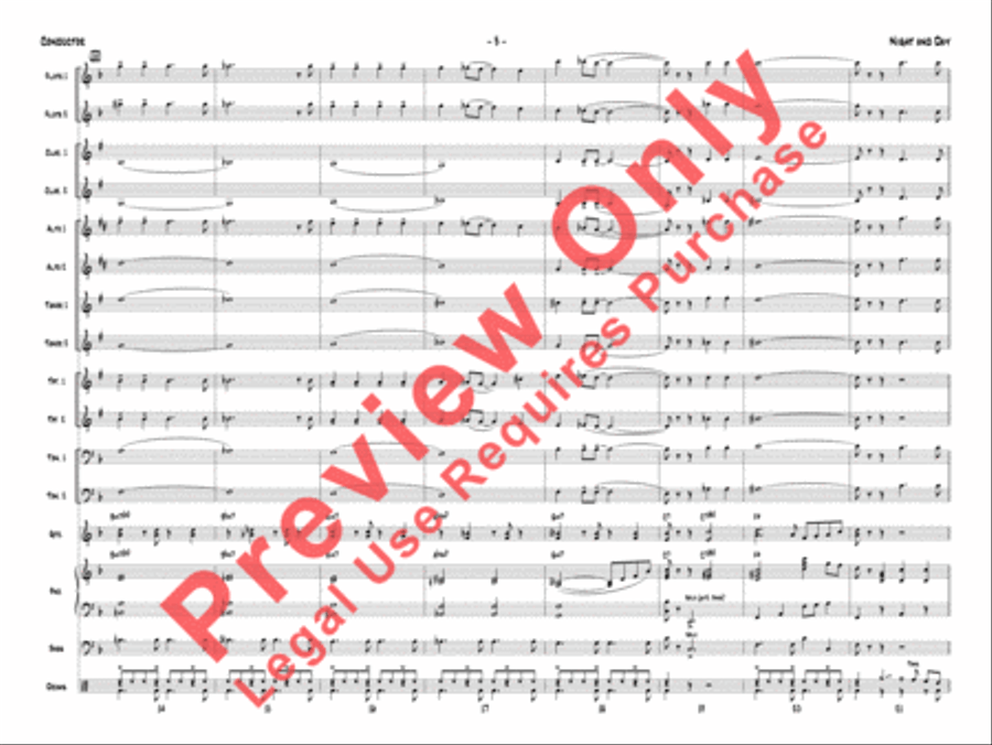 Night and Day Night and Day Jazz Ensemble scores gallery preview page 6