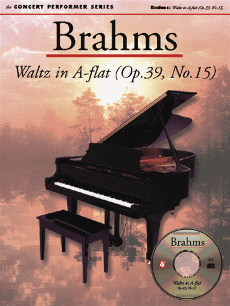 Brahms: Waltz in A Flat (Op. 39, No. 15) Piano scores gallery preview page 1