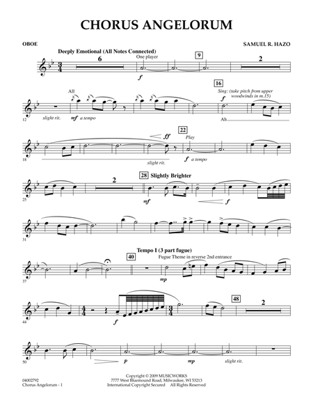 Chorus Angelorum - Oboe