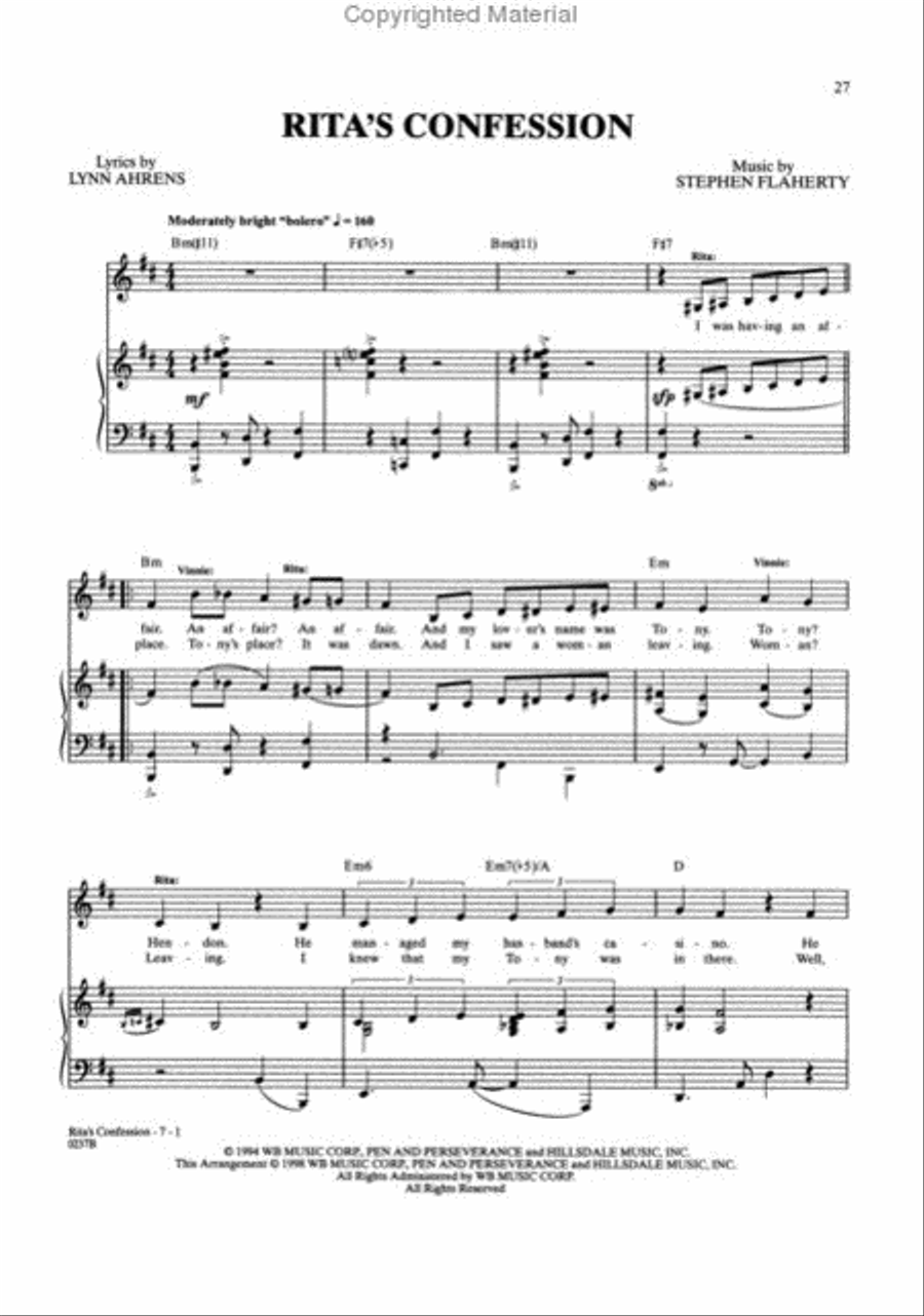 Lucky Stiff Lucky Stiff Piano, Vocal, Guitar scores gallery preview page 4