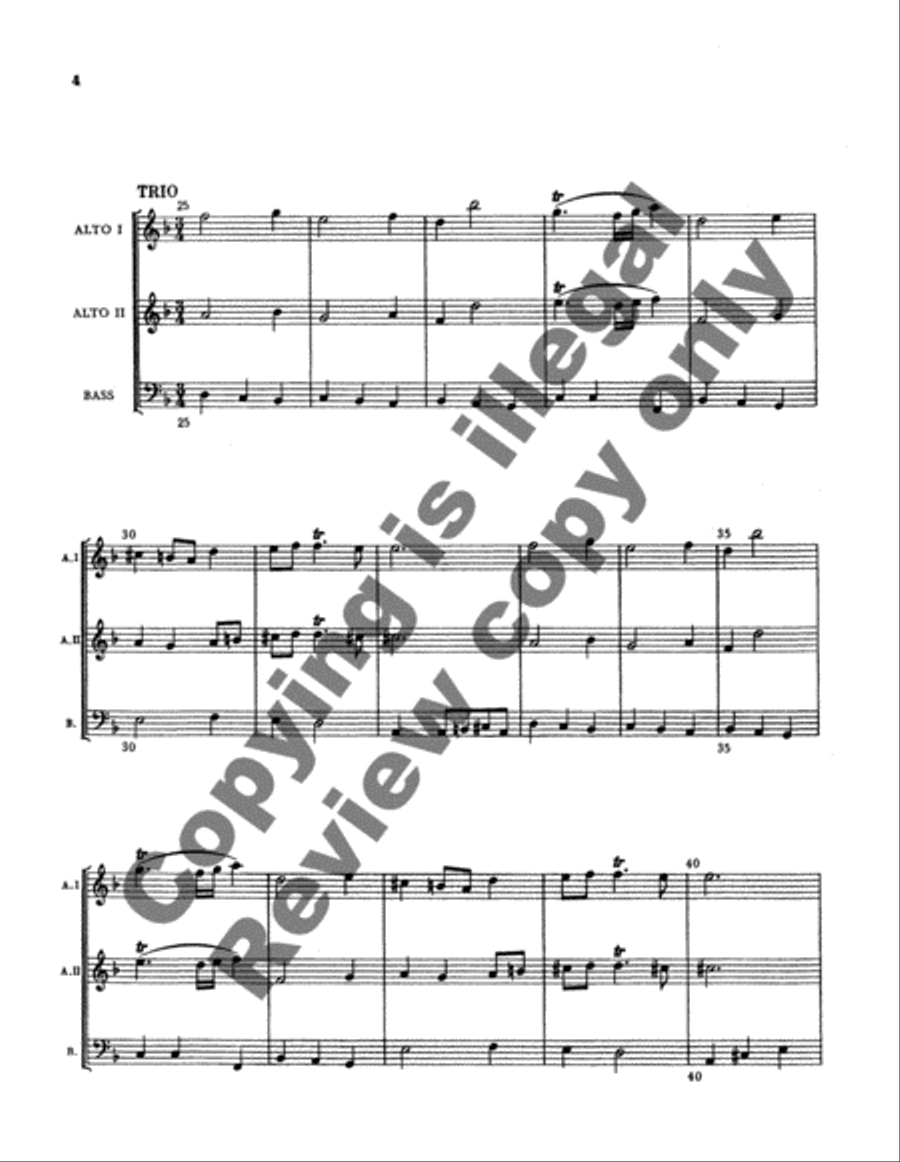 Dance Suite (from Brandenberg Concerto No. 1) Recorder scores gallery preview page 8
