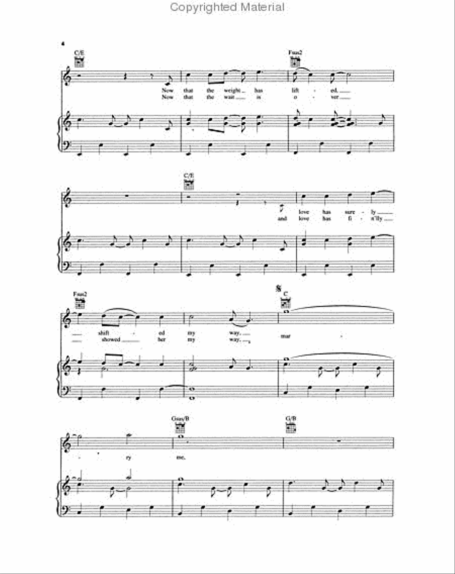 Marry Me Piano, Vocal, Guitar scores gallery preview page 3