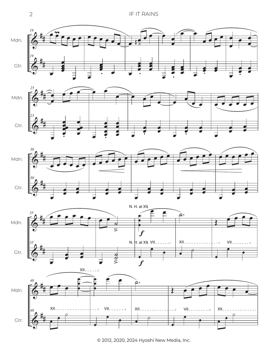 If It Rains Acoustic Guitar scores gallery preview page 3