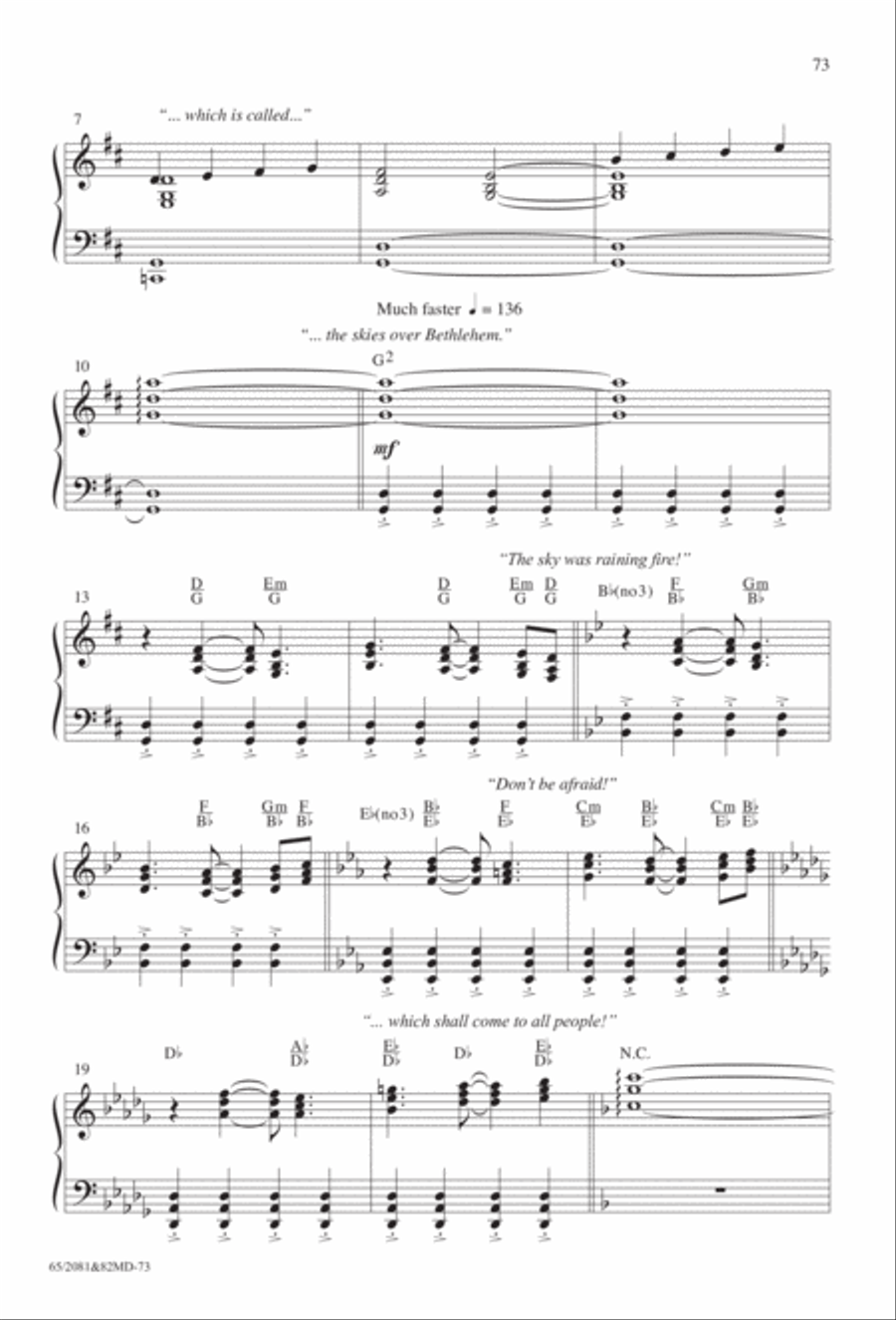 And It Came to Pass, Emmanuel - SATB Score with Performance CD image number null