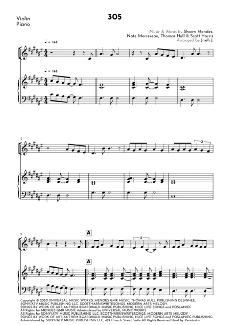 305 305 Violin Solo scores gallery preview page 2
