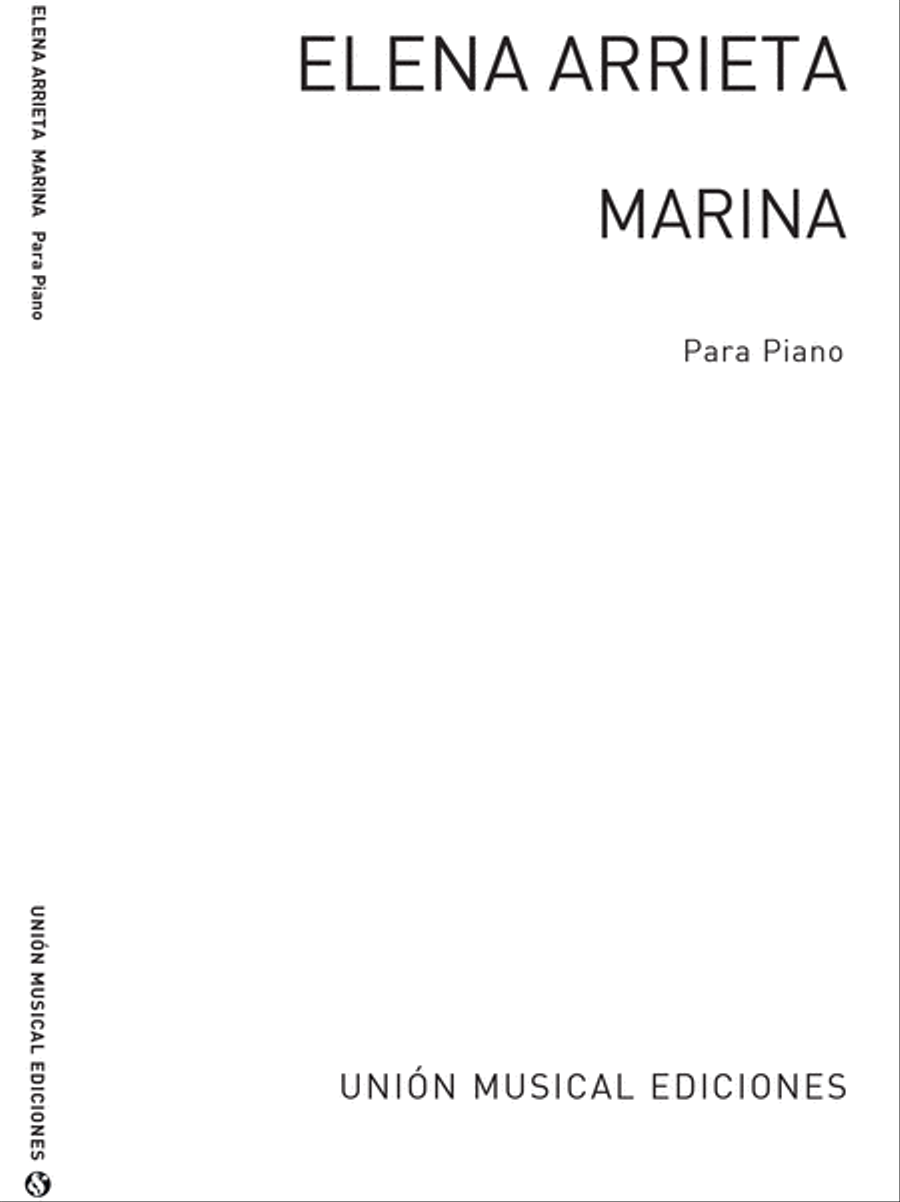 Brindis No.6 from Marina for Tenor and Piano Tenor Voice scores gallery preview page 1
