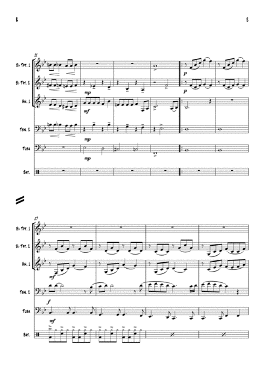 Bohemian Rhapsody Small Ensemble scores gallery preview page 2