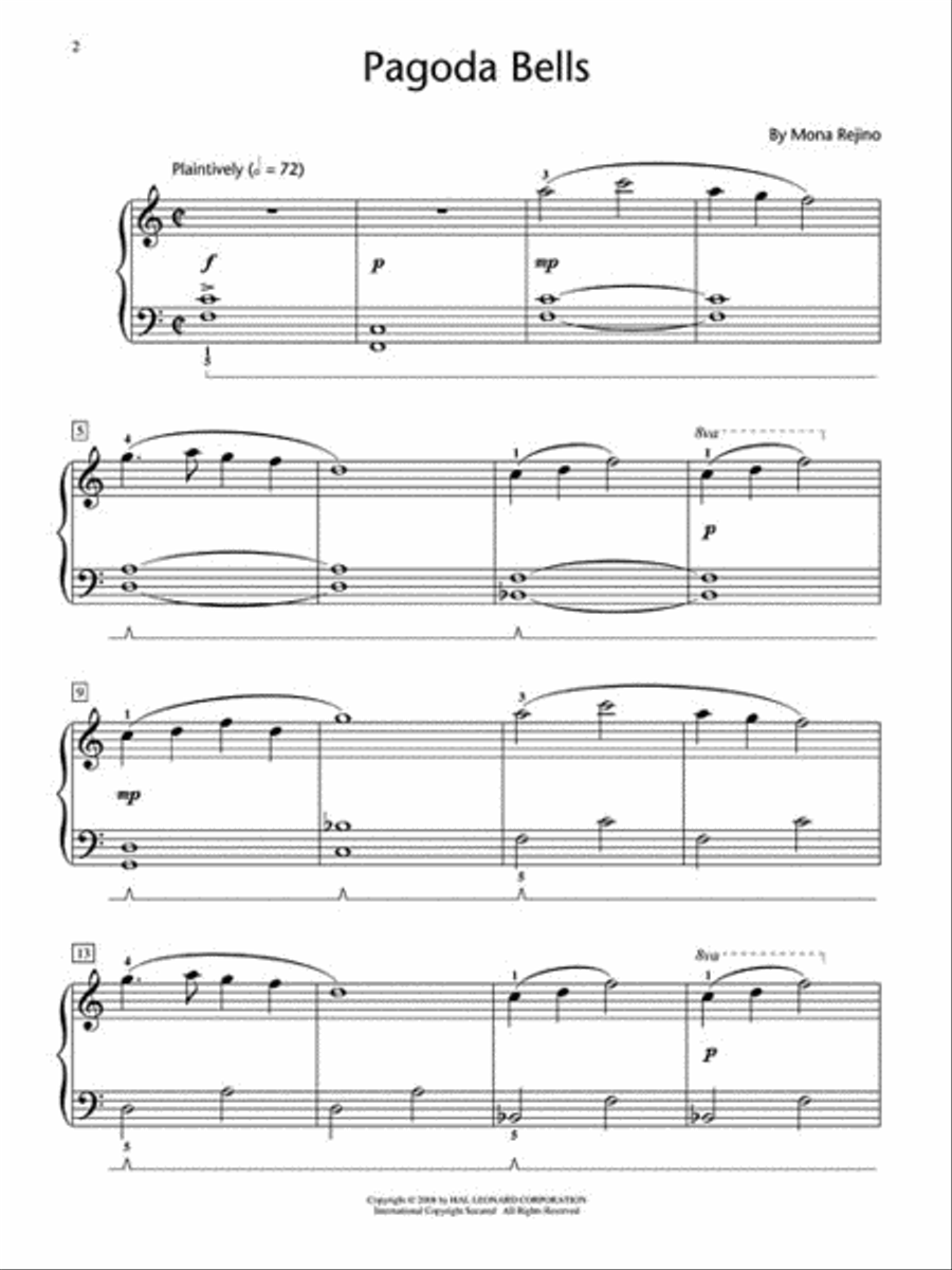 Pagoda Bells Piano Method scores gallery preview page 2