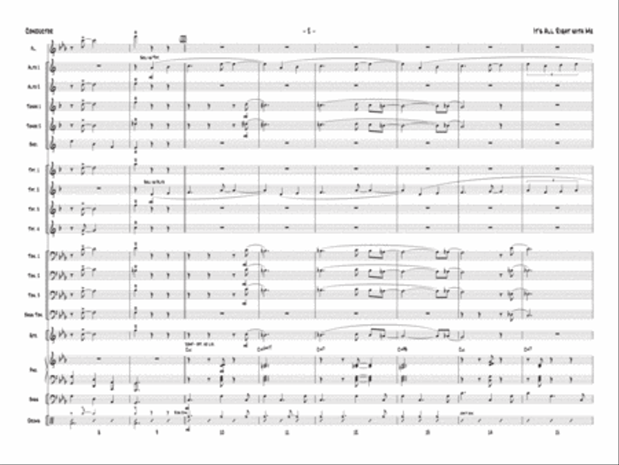 It's All Right with Me Jazz Ensemble scores gallery preview page 3