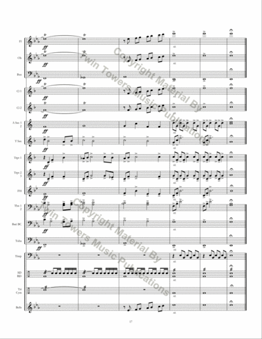 Northshore March Concert Band scores gallery preview page 19