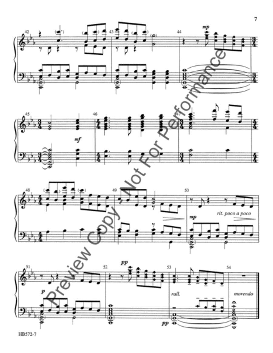 A Prayer for Peace 5-Octaves scores gallery preview page 8