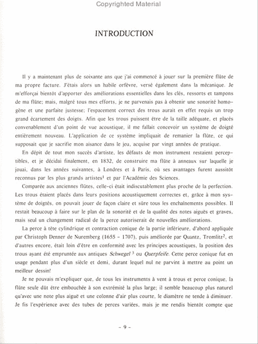 La Flûte et son jeu & de la fabrication et des drniers perfectionnments Book scores gallery preview page 2