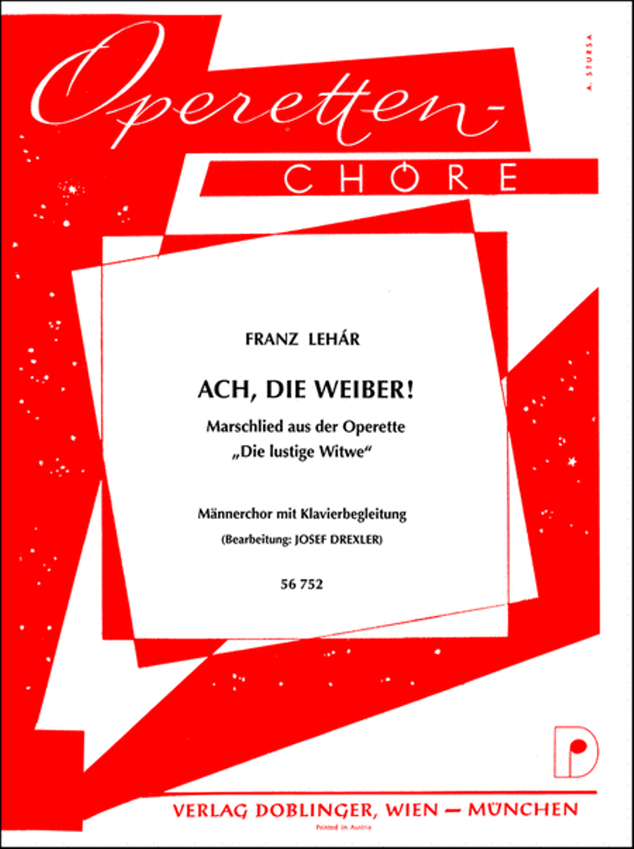 Ach, die Weiber! Marschlied Men's Choir scores gallery preview page 1