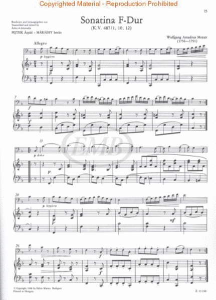 7 Sonatinas for Violoncello and Piano