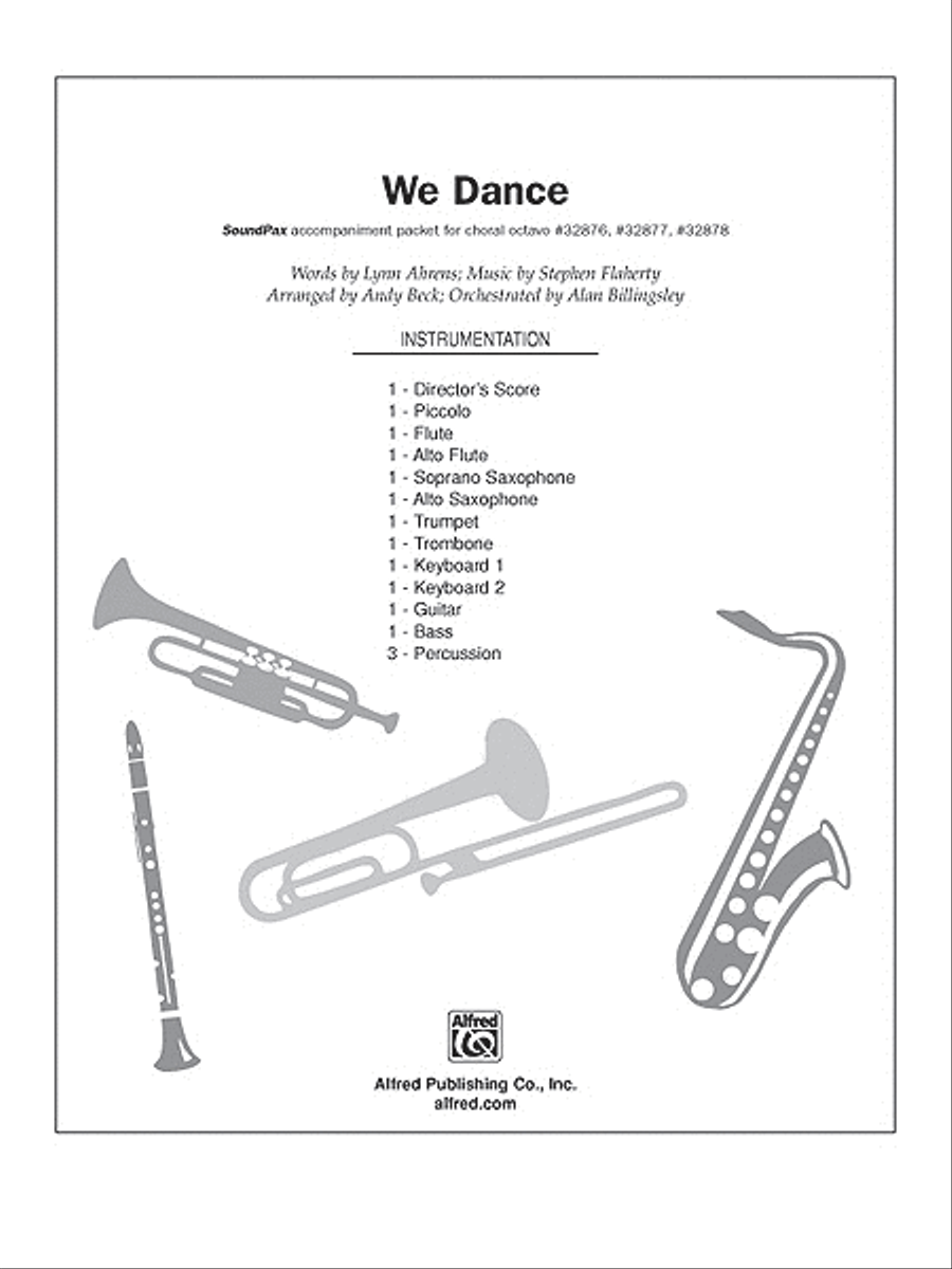 We Dance Choir scores gallery preview page 1