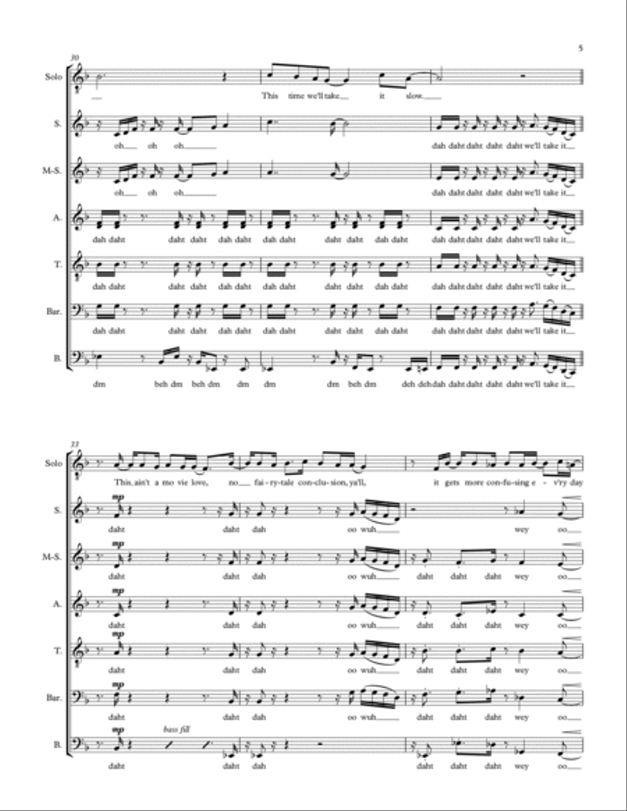 Ordinary People Ordinary People 4-Part scores gallery preview page 5