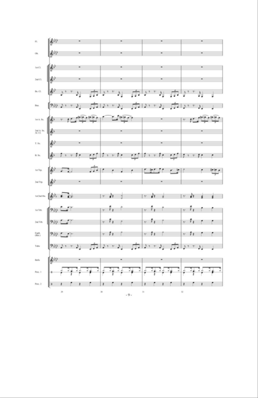Camp Meetin' Concert Band scores gallery preview page 8
