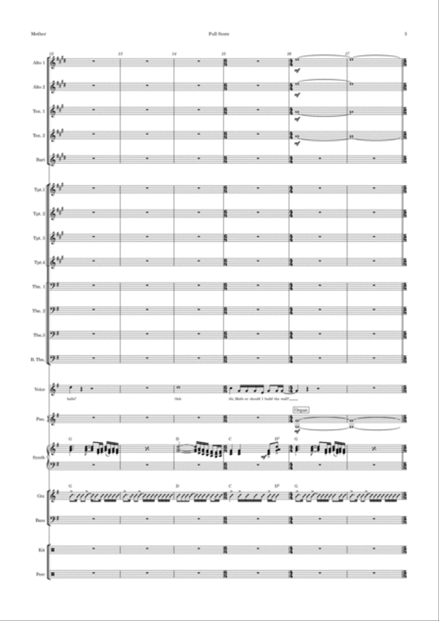 Mother Saxophone scores gallery preview page 3