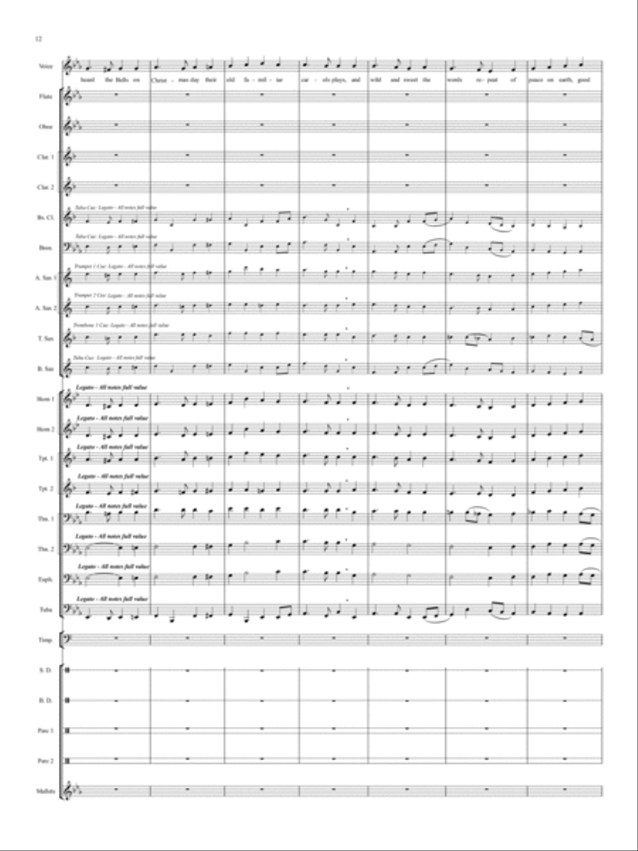 Sing Along With Santa! Concert Band scores gallery preview page 11