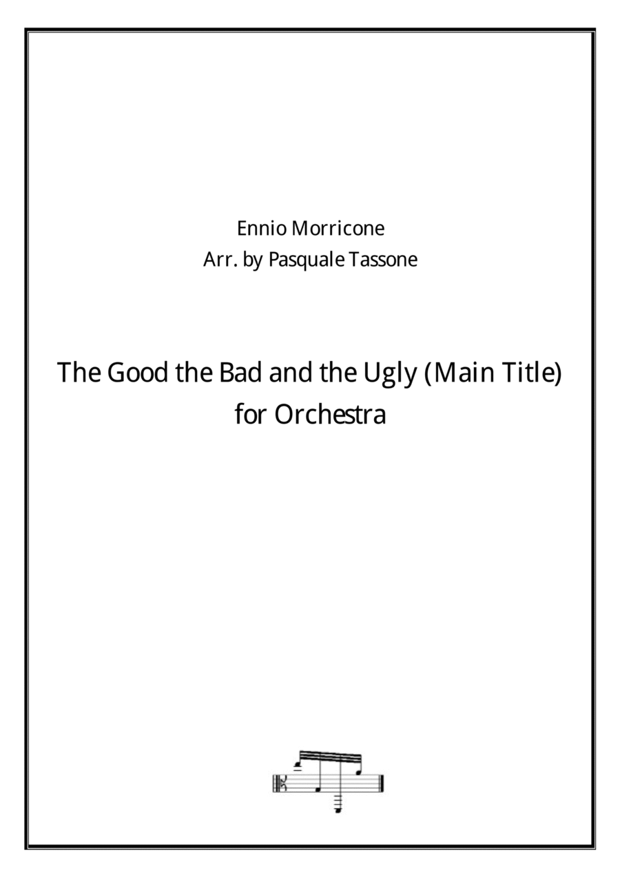 The Good, The Bad And The Ugly (main Title) Full Orchestra scores gallery preview page 1