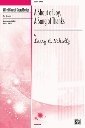 Book cover for A Shout of Joy, A Song of Thanks