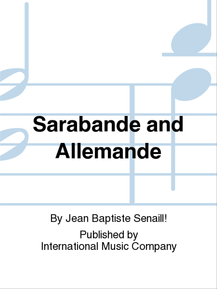 Sarabande And Allemande Sarabande And Allemande Piano Accompaniment scores gallery preview page 1