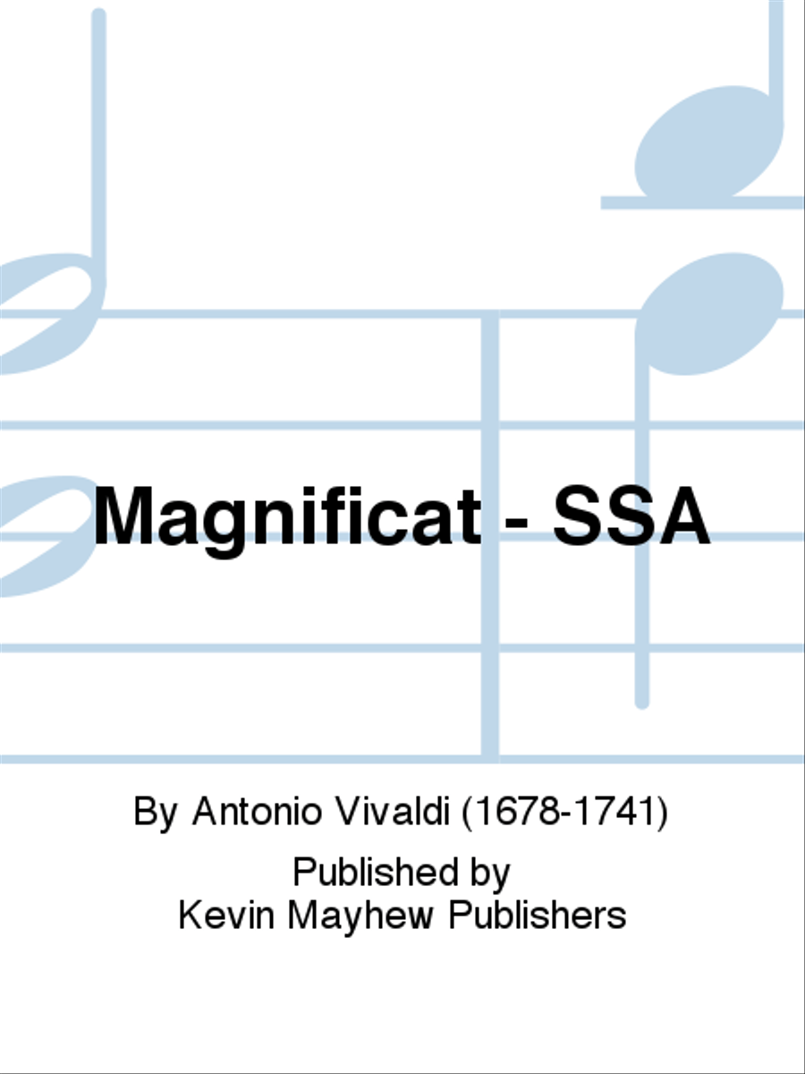 Magnificat - SSA SSA scores gallery preview page 1