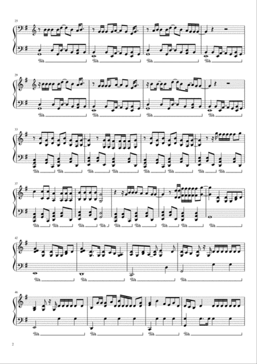 Exile Exile Piano Solo scores gallery preview page 2